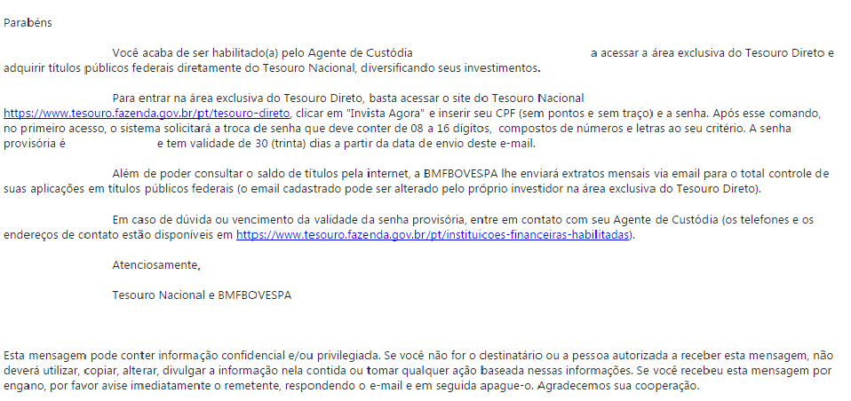 Sem título email - Como Investir no Tesouro Direto em 9 passos simples! Comece ainda hoje.